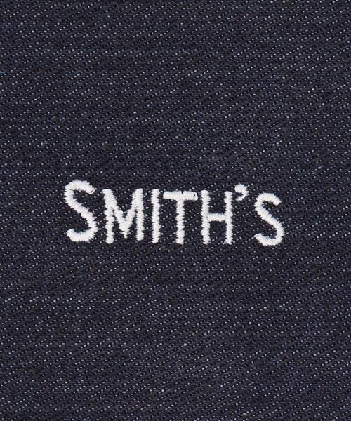 SMITH'S(スミス)の「SMITH'S(スミス)別注ロゴトートバッグ(トートバッグ・メンズ・ネイビー/オフホワイト・FREE)」の4枚目の写真