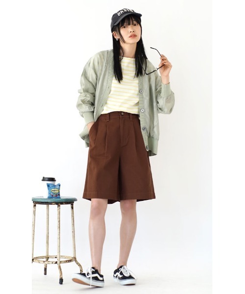 apartment department（アパートメントデパートメント）の「シアー素材 リブニット Vネックカーディガン（カーディガン/ボレロ・レディース・ライトグリーン/ブルーグレー・M）」の7枚目の写真