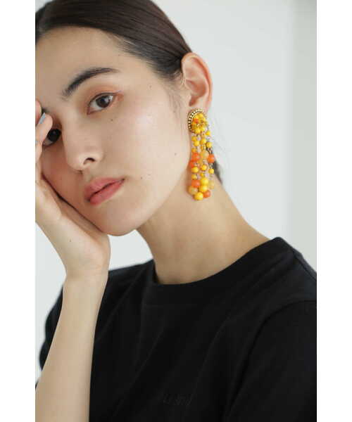 JILL STUART（ジルスチュアート）の「◆ミモザドロップイヤリング（イヤリング・レディース・イエロー・ﾌﾘ-）」の3枚目の写真