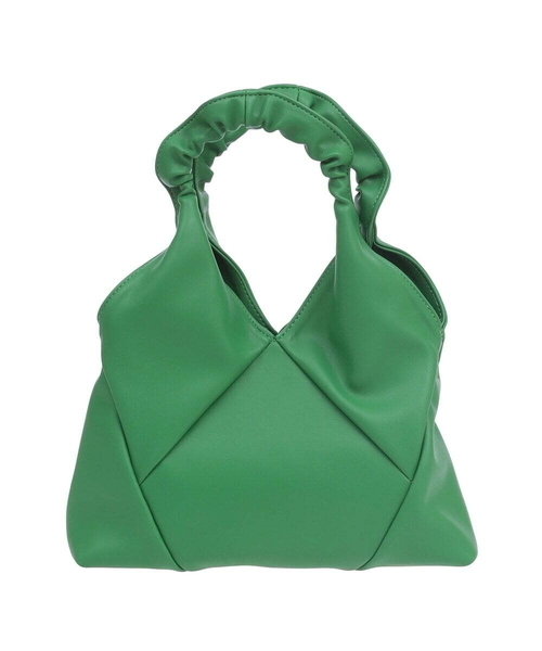 a.v.v（アーヴェヴェ）の「パデットフリルハンドルショルダー（ショルダーバッグ・レディース・グリーン/ベージュ・38）」の14枚目の写真