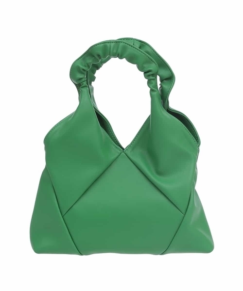 a.v.v（アーヴェヴェ）の「パデットフリルハンドルショルダー（ショルダーバッグ・レディース・グリーン/ベージュ・38）」の10枚目の写真