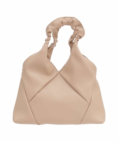 a.v.v（アーヴェヴェ）の「パデットフリルハンドルショルダー（ショルダーバッグ・レディース・グリーン/ベージュ・38）」の11枚目の写真