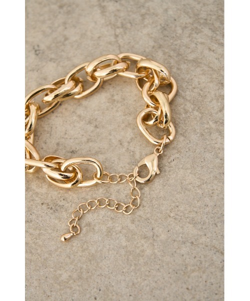 AZUL by moussy（アズールバイマウジー）の「VOLUME CHAIN BRACELET/ボリュームチェーンブレスレット（ブレスレット・レディース・ゴールド系その他/シルバー・FREE）」の8枚目の写真