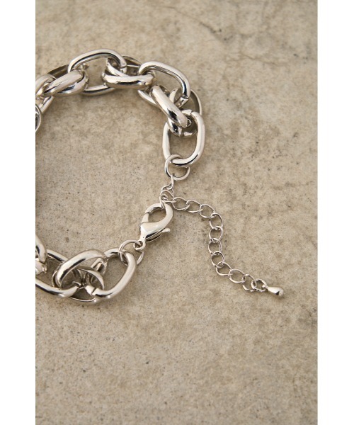AZUL by moussy（アズールバイマウジー）の「VOLUME CHAIN BRACELET/ボリュームチェーンブレスレット（ブレスレット・レディース・ゴールド系その他/シルバー・FREE）」の3枚目の写真