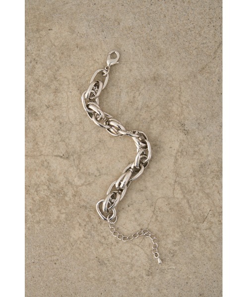 AZUL by moussy（アズールバイマウジー）の「VOLUME CHAIN BRACELET/ボリュームチェーンブレスレット（ブレスレット・レディース・ゴールド系その他/シルバー・FREE）」の5枚目の写真