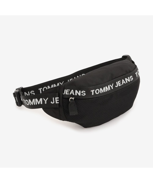 tommy jeans（トミー ジーンズ）の「エッセンシャルウエストバッグ（ボディバッグ/ウエストポーチ・メンズ・ブラック/オレンジ・FREE）」の4枚目の写真