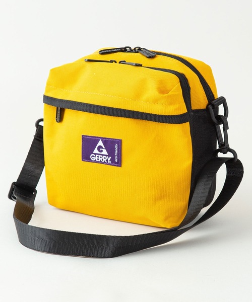 GERRY(ジェリー)の「【GERRY/ジェリー】REPREVE 撥水加工 スクエアショルダーバッグ(ショルダーバッグ・メンズ・チャコールグレー/ブラック/ライトグリーン/グリーン/ブラウン/ピンク/ベージュ/イエロー・FREE)」の7枚目の写真