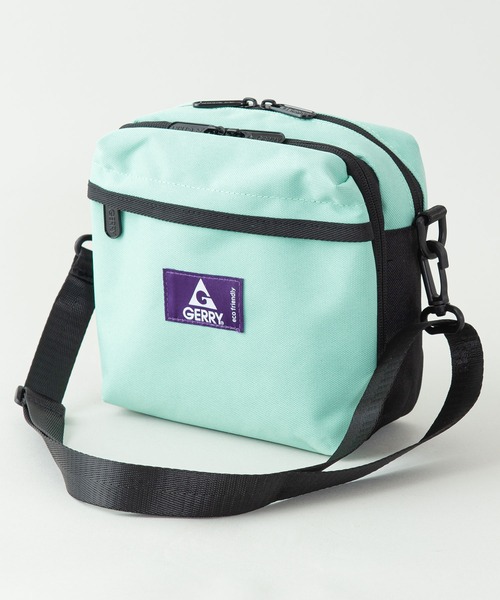 GERRY(ジェリー)の「【GERRY/ジェリー】REPREVE 撥水加工 スクエアショルダーバッグ(ショルダーバッグ・メンズ・チャコールグレー/ブラック/ライトグリーン/グリーン/ブラウン/ピンク/ベージュ/イエロー・FREE)」の6枚目の写真