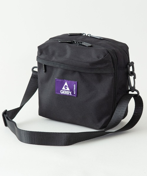 GERRY(ジェリー)の「【GERRY/ジェリー】REPREVE 撥水加工 スクエアショルダーバッグ(ショルダーバッグ・メンズ・チャコールグレー/ブラック/ライトグリーン/グリーン/ブラウン/ピンク/ベージュ/イエロー・FREE)」の3枚目の写真