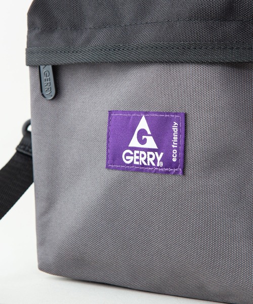 GERRY(ジェリー)の「【GERRY/ジェリー】REPREVE 撥水加工 スクエアショルダーバッグ(ショルダーバッグ・メンズ・チャコールグレー/ブラック/ライトグリーン/グリーン/ブラウン/ピンク/ベージュ/イエロー・FREE)」の10枚目の写真