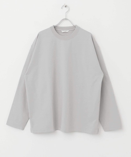 URBAN RESEARCH DOORS（アーバンリサーチドアーズ）の「『吸水速乾』『接触冷感』『イージーケア』クイックドライロングスリーブTシャツ（Tシャツ/カットソー・メンズ・ライトグレー/ホワイト/ネイビー・MEDIUM/LARGE/X-LARGE）」の17枚目の写真
