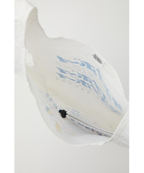 RODEO CROWNS WIDE BOWL（ロデオクラウンズワイドボウル）の「サウナボーイ 2WAYポケッタブルバッグ（エコバッグ/サブバッグ・レディース・ホワイト/ブラック・FREE）」の14枚目の写真