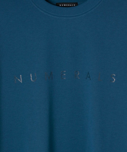 NUMERALS（ヌメラルズ）の「[NUMERALS]アクティブロゴTシャツ（Tシャツ/カットソー・メンズ・オレンジ/ホワイト/ブラック/ブルー・MEDIUM/LARGE）」の7枚目の写真