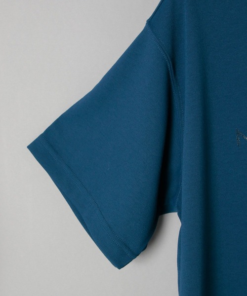 NUMERALS（ヌメラルズ）の「[NUMERALS]アクティブロゴTシャツ（Tシャツ/カットソー・メンズ・オレンジ/ホワイト/ブラック/ブルー・MEDIUM/LARGE）」の9枚目の写真