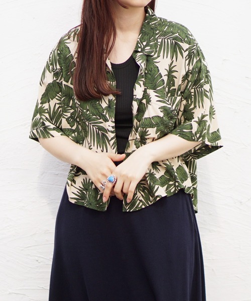 C.E.L.STORE（セルストア）の「KHAKI JUNGLE/カーキジャングル SAFARI PRINTED SHIRT サファリプリントシャツ（シャツ/ブラウス・メンズ・ネイビー/ブラック/グリーン/マスタード・LARGE/X-SMALL/MEDIUM）」の3枚目の写真