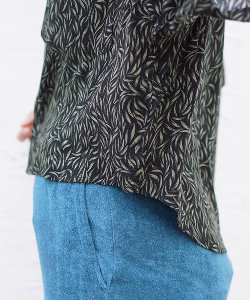 C.E.L.STORE（セルストア）の「KHAKI JUNGLE/カーキジャングル SAFARI PRINTED SHIRT サファリプリントシャツ（シャツ/ブラウス・メンズ・ネイビー/ブラック/グリーン/マスタード・LARGE/X-SMALL/MEDIUM）」の10枚目の写真