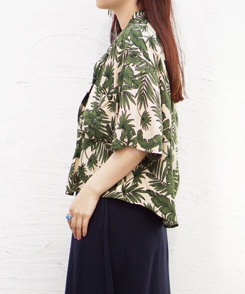 C.E.L.STORE（セルストア）の「KHAKI JUNGLE/カーキジャングル SAFARI PRINTED SHIRT サファリプリントシャツ（シャツ/ブラウス・メンズ・ネイビー/ブラック/グリーン/マスタード・LARGE/X-SMALL/MEDIUM）」の18枚目の写真