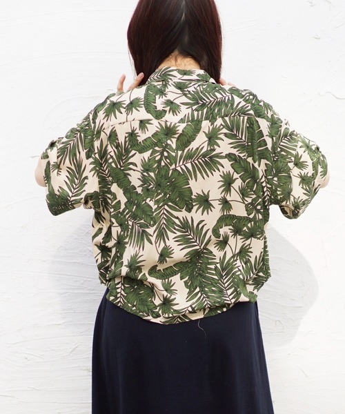 C.E.L.STORE（セルストア）の「KHAKI JUNGLE/カーキジャングル SAFARI PRINTED SHIRT サファリプリントシャツ（シャツ/ブラウス・メンズ・ネイビー/ブラック/グリーン/マスタード・LARGE/X-SMALL/MEDIUM）」の19枚目の写真