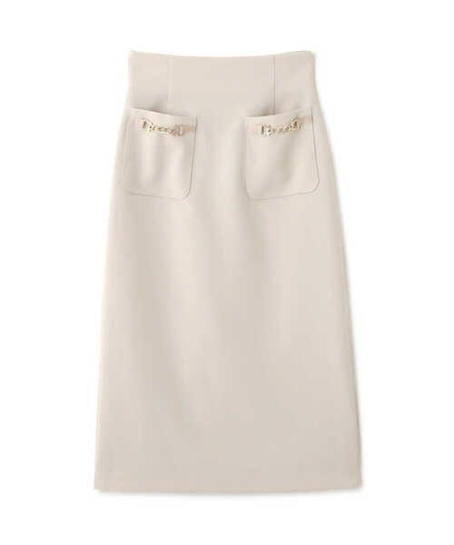 PROPORTION BODY DRESSING（プロポーションボディドレッシング）の「ビットポケットタイトスカート / 1213120505（スカート・レディース・ベージュ/ブルー/ベージュ系その他・SMALL/MEDIUM）」の6枚目の写真