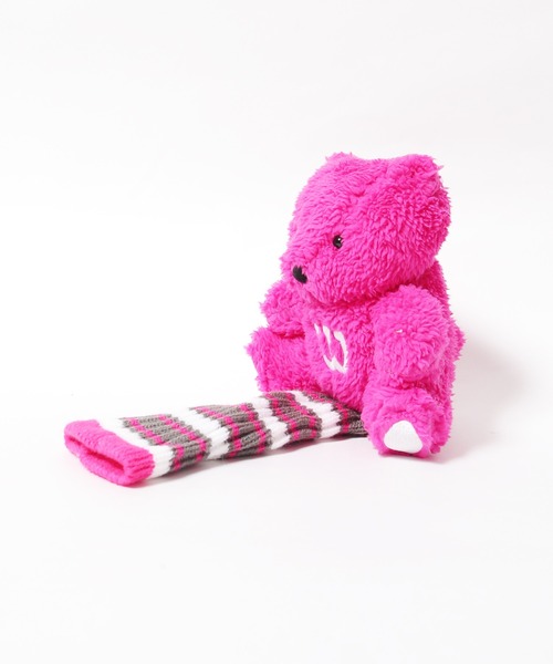 wilson（ウィルソン）の「WILSON BEAR/ウィルソンベア BEARヘッドカバー（フェアウエイウッド用）（ゴルフグッズ・メンズ・ホワイト/ピンク/ネイビー/ブラウン・FREE）」の4枚目の写真