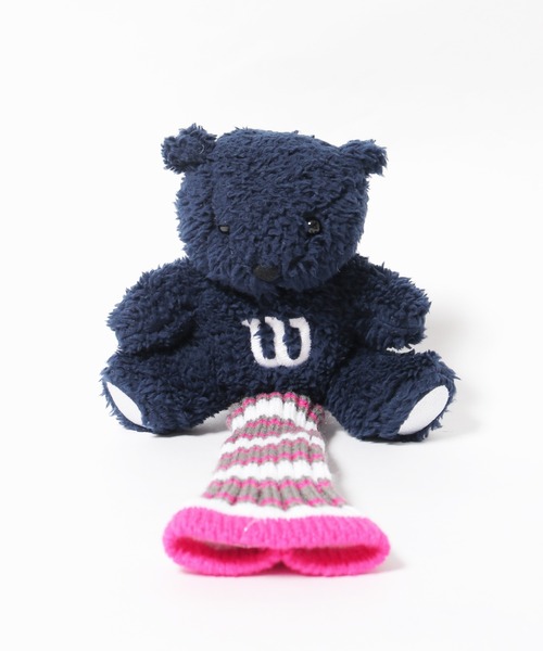 wilson（ウィルソン）の「WILSON BEAR/ウィルソンベア BEARヘッドカバー（フェアウエイウッド用）（ゴルフグッズ・メンズ・ホワイト/ピンク/ネイビー/ブラウン・FREE）」の7枚目の写真