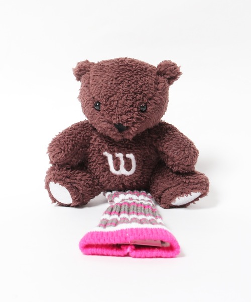 wilson（ウィルソン）の「WILSON BEAR/ウィルソンベア BEARヘッドカバー（フェアウエイウッド用）（ゴルフグッズ・メンズ・ホワイト/ピンク/ネイビー/ブラウン・FREE）」の13枚目の写真