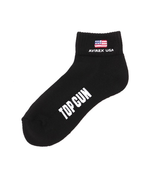 AVIREX（アヴィレックス）の「《直営店限定》ウィメンズ トップガン ショート ソックス / Women's TOP GUN SOCKS / アヴィレックス / AVIREX（ソックス/靴下・レディース・ネイビー/ホワイト・F）」の3枚目の写真