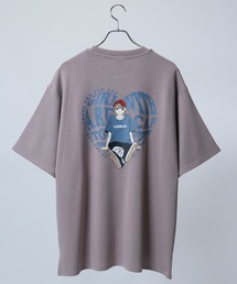 【a-r】〔Red Cap Girl/レッドキャップガール〕接触冷感 とろみポンチ バックプリント サイドスリット BIG TEE