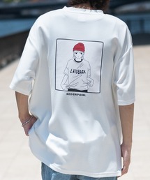 【a-r】〔Red Cap Girl/レッドキャップガール〕接触冷感 とろみポンチ バックプリント サイドスリット BIG TEE