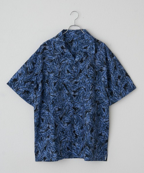 COLONY 2139（コロニートゥーワンスリーナイン）の「ボタニカル半袖シャツ（シャツ/ブラウス・メンズ・ブルー/グリーン・LARGE/MEDIUM）」の2枚目の写真