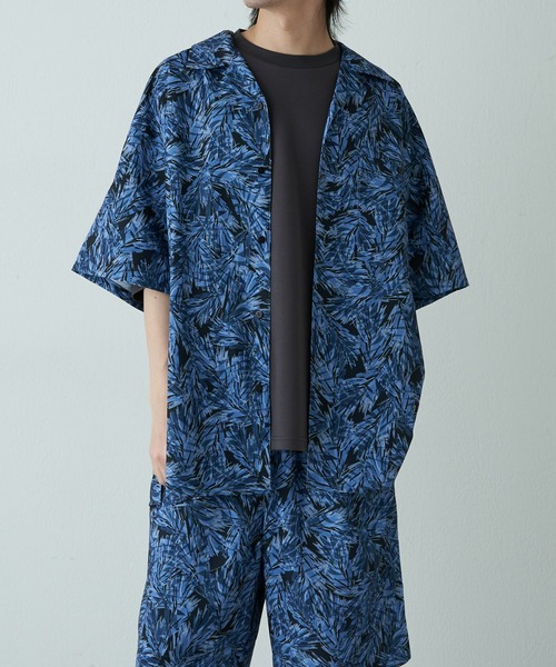 COLONY 2139（コロニートゥーワンスリーナイン）の「ボタニカル半袖シャツ（シャツ/ブラウス・メンズ・ブルー/グリーン・LARGE/MEDIUM）」の7枚目の写真