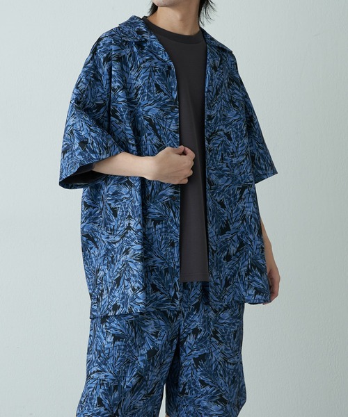 COLONY 2139（コロニートゥーワンスリーナイン）の「ボタニカル半袖シャツ（シャツ/ブラウス・メンズ・ブルー/グリーン・LARGE/MEDIUM）」の9枚目の写真