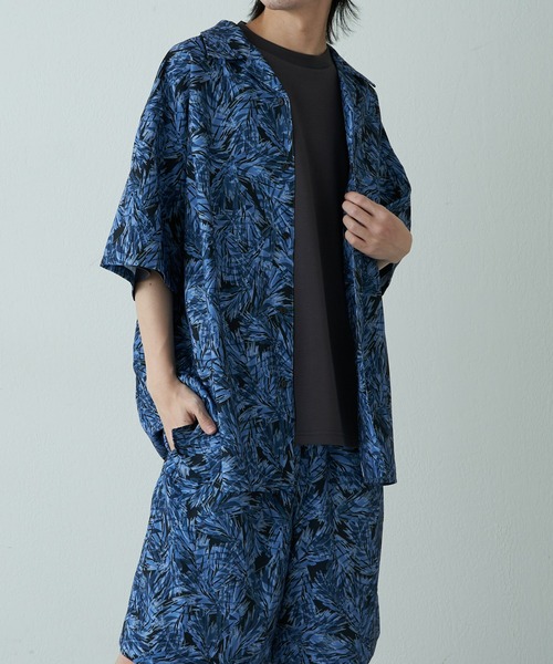 COLONY 2139（コロニートゥーワンスリーナイン）の「ボタニカル半袖シャツ（シャツ/ブラウス・メンズ・ブルー/グリーン・LARGE/MEDIUM）」の10枚目の写真