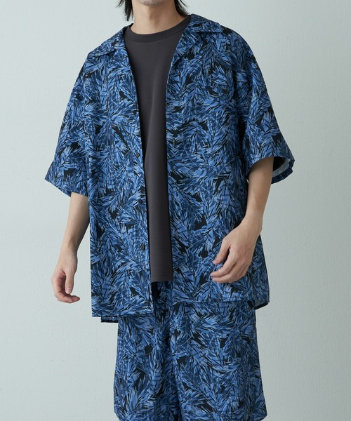 COLONY 2139（コロニートゥーワンスリーナイン）の「ボタニカル半袖シャツ（シャツ/ブラウス・メンズ・ブルー/グリーン・LARGE/MEDIUM）」の11枚目の写真