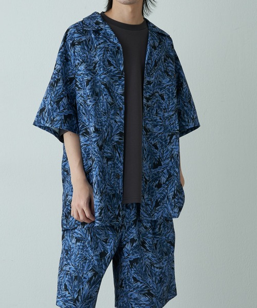 COLONY 2139（コロニートゥーワンスリーナイン）の「ボタニカル半袖シャツ（シャツ/ブラウス・メンズ・ブルー/グリーン・LARGE/MEDIUM）」の12枚目の写真