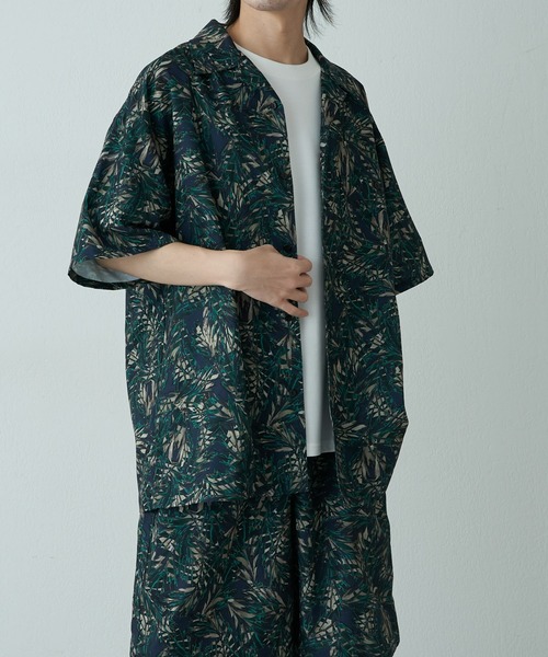 COLONY 2139（コロニートゥーワンスリーナイン）の「ボタニカル半袖シャツ（シャツ/ブラウス・メンズ・ブルー/グリーン・LARGE/MEDIUM）」の5枚目の写真