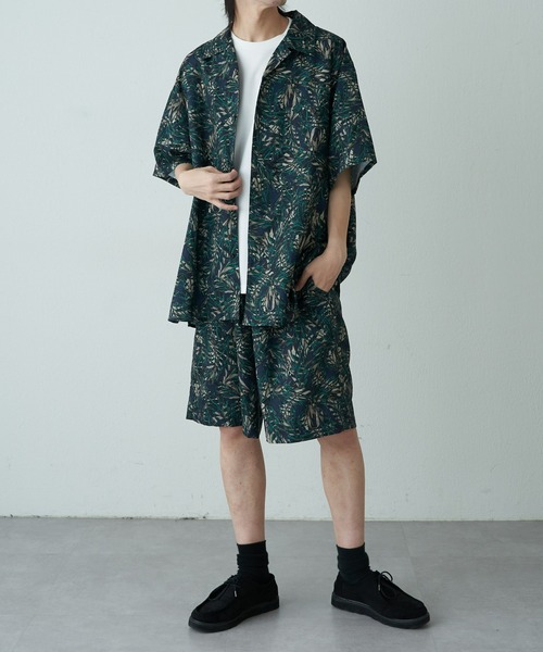 COLONY 2139（コロニートゥーワンスリーナイン）の「ボタニカル半袖シャツ（シャツ/ブラウス・メンズ・ブルー/グリーン・LARGE/MEDIUM）」の19枚目の写真