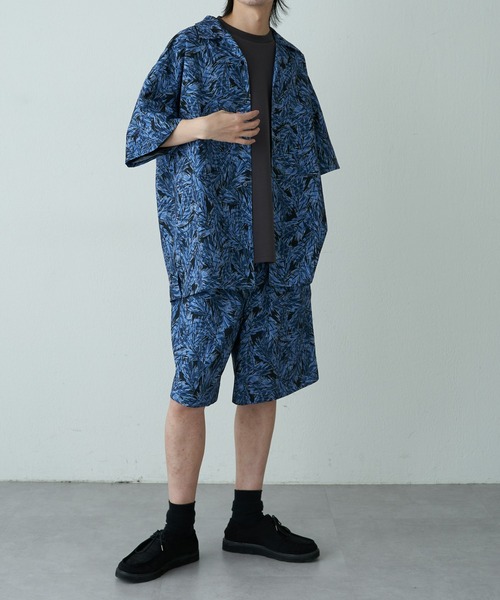 COLONY 2139（コロニートゥーワンスリーナイン）の「ボタニカル半袖シャツ（シャツ/ブラウス・メンズ・ブルー/グリーン・LARGE/MEDIUM）」の21枚目の写真