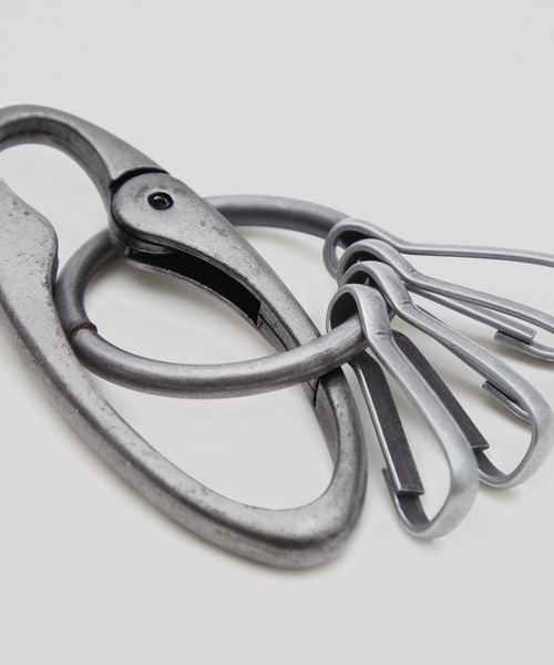 improves(インプローブス)の「カラビナ 楕円 キーリング ホルダー(キーホルダー・メンズ・シルバー系その他/ゴールド系その他/ブラック/シルバー・FREE)」の8枚目の写真