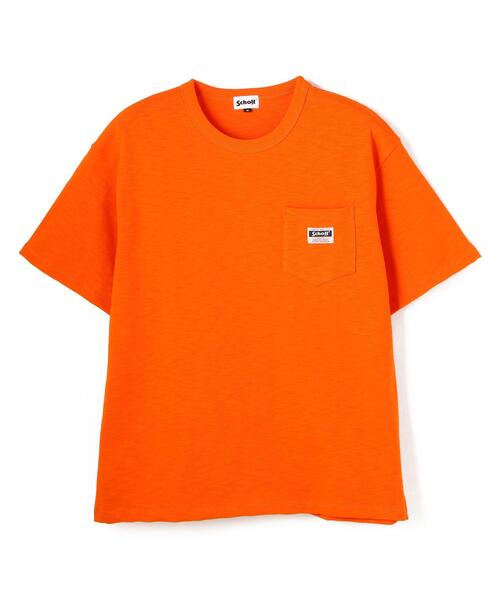 schott(ショット)の「Schott/ショット/WORK LABEL POCKET T-SHIRT/ワークラベル ポケットTシャツ(Tシャツ/カットソー・メンズ・ブラック/ホワイト/ベージュ/オレンジ/その他11・2XL/L/XL/M)」の5枚目の写真