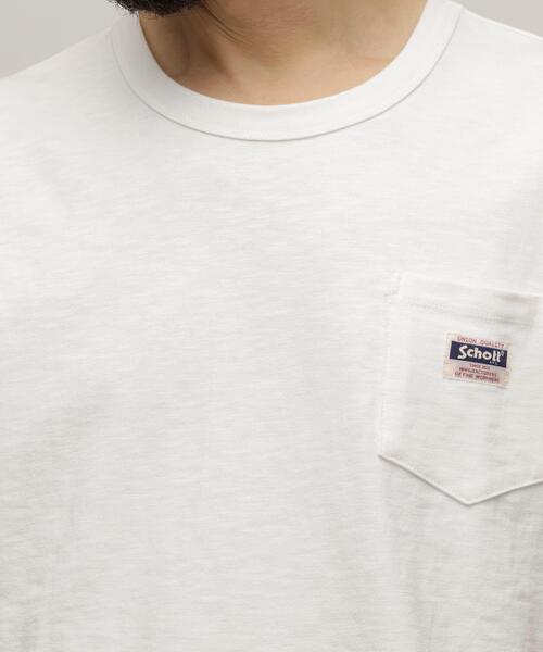 schott(ショット)の「Schott/ショット/WORK LABEL POCKET T-SHIRT/ワークラベル ポケットTシャツ(Tシャツ/カットソー・メンズ・ブラック/ホワイト/ベージュ/オレンジ/その他11・2XL/L/XL/M)」の10枚目の写真