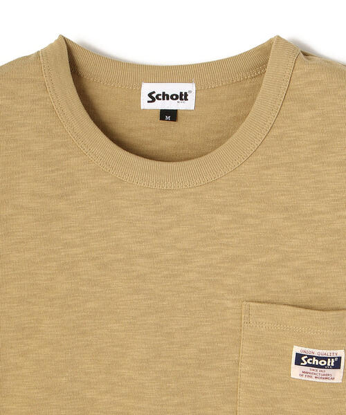 schott（ショット）の「Schott/ショット/WORK LABEL POCKET T