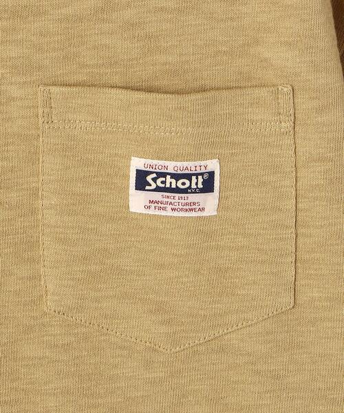 schott（ショット）の「Schott/ショット/WORK LABEL POCKET T-SHIRT/ワークラベル ポケットTシャツ（Tシャツ/カットソー・メンズ・ブラック/ホワイト/ベージュ/オレンジ/その他11・2XL/L/XL/M）」の18枚目の写真