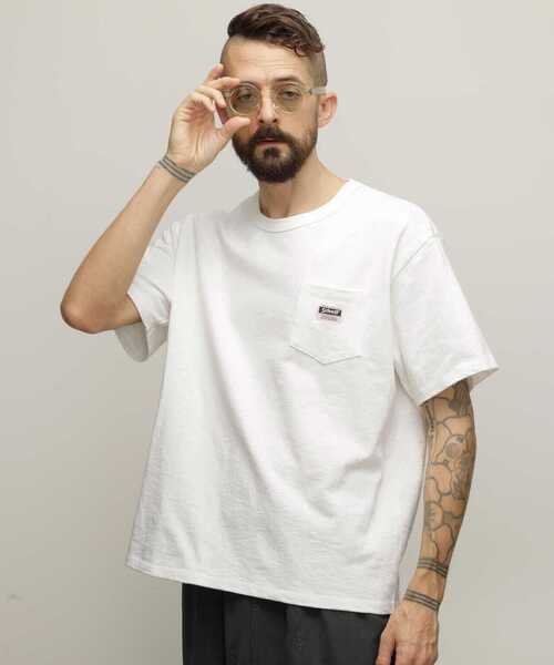 schott（ショット）の「Schott/ショット/WORK LABEL POCKET T-SHIRT/ワークラベル ポケットTシャツ（Tシャツ/カットソー・メンズ・ブラック/ホワイト/ベージュ/オレンジ/その他11・2XL/L/XL/M）」の2枚目の写真