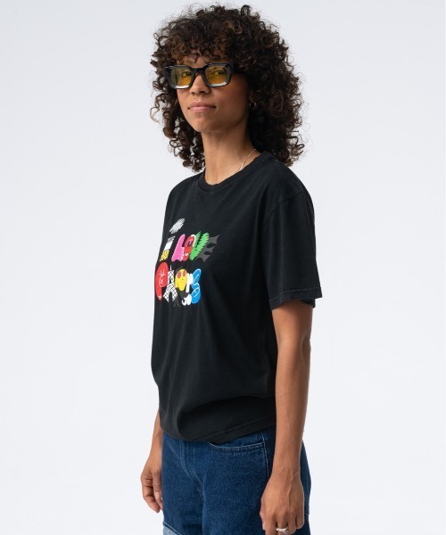 Carne Bollente(カルネボレンテ)の「Carne Bollente/カルネボレンテ/I love Paris(Tシャツ/カットソー・レディース・ブラック/ブルー・XL/XXL)」の3枚目の写真
