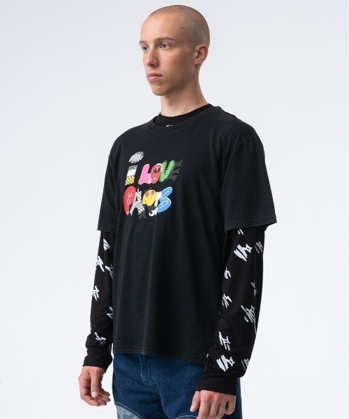 Carne Bollente(カルネボレンテ)の「Carne Bollente/カルネボレンテ/I love Paris(Tシャツ/カットソー・レディース・ブラック/ブルー・XL/XXL)」の6枚目の写真
