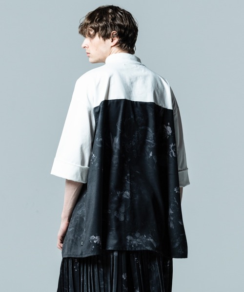 glamb(グラム)の「Flower Combination CS / フラワーコンビネーションカットソー(Tシャツ/カットソー・メンズ・ホワイト/ブラック・L/M/S)」の13枚目の写真
