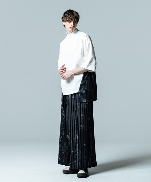 glamb(グラム)の「Flower Combination CS / フラワーコンビネーションカットソー(Tシャツ/カットソー・メンズ・ホワイト/ブラック・L/M/S)」の15枚目の写真