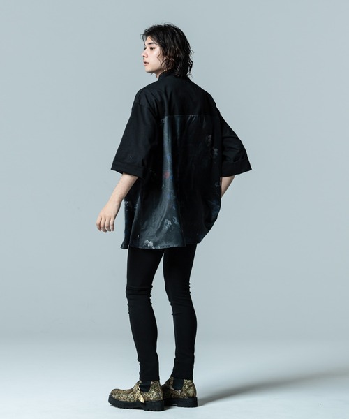 glamb(グラム)の「Flower Combination CS / フラワーコンビネーションカットソー(Tシャツ/カットソー・メンズ・ホワイト/ブラック・L/M/S)」の18枚目の写真