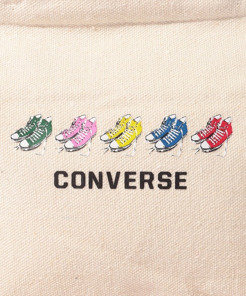 CONVERSE(コンバース)の「CONVERSE FIVE SHOES PRINT 2WAY TOTE BAG(トートバッグ・メンズ・ブラック/ホワイト・FREE)」の14枚目の写真